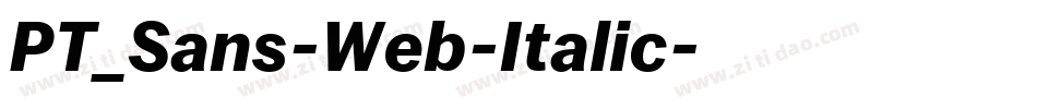 PT_Sans-Web-Italic字体转换