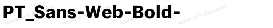 PT_Sans-Web-Bold字体转换