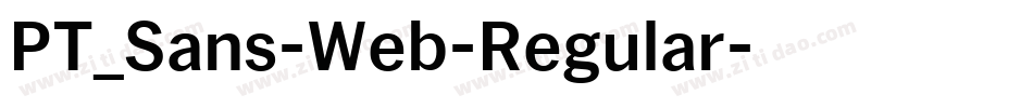 PT_Sans-Web-Regular字体转换