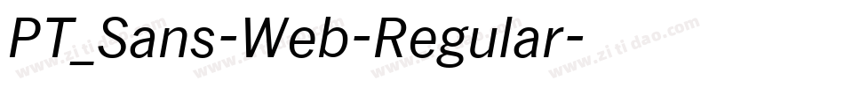 PT_Sans-Web-Regular字体转换