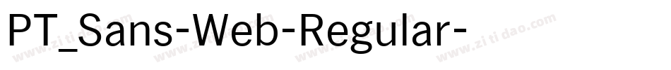 PT_Sans-Web-Regular字体转换