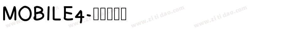 MOBILE4字体转换