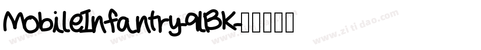 MobileInfantry-9lBK字体转换