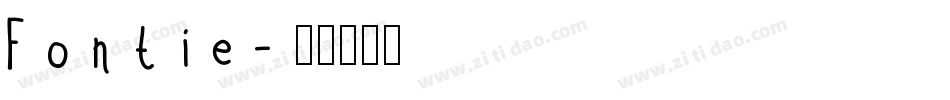 Fontie字体转换