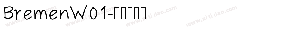 BremenW01字体转换