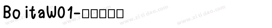 BoitaW01字体转换