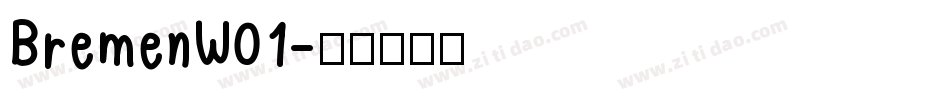 BremenW01字体转换