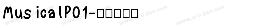 MusicalP01字体转换