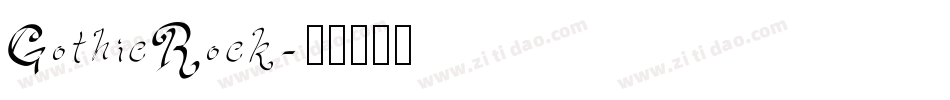 GothicRock字体转换
