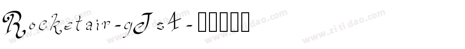 Rocketair-gJz4字体转换