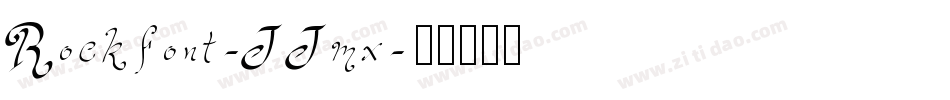 Rockfont-JJmx字体转换