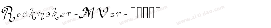 Rockmaker-MVzr字体转换