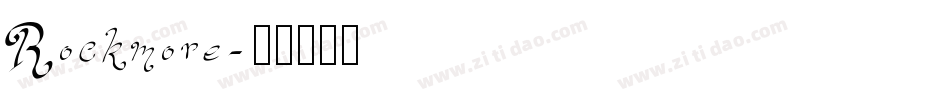 Rockmore字体转换