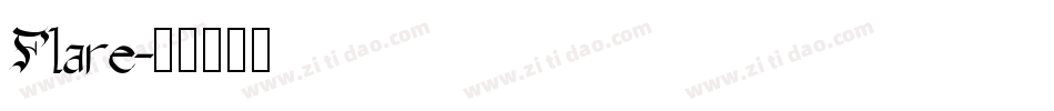 Flare字体转换