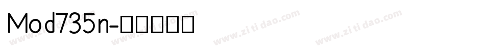 Mod735n字体转换