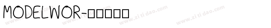 MODELWOR字体转换
