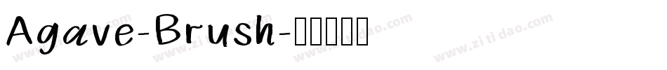 Agave-Brush字体转换
