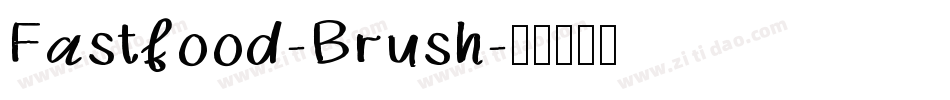 Fastfood-Brush字体转换