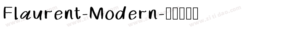 Flaurent-Modern字体转换