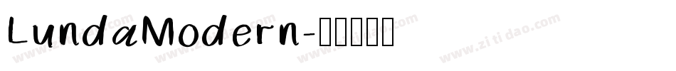 LundaModern字体转换