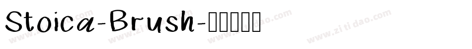 Stoica-Brush字体转换