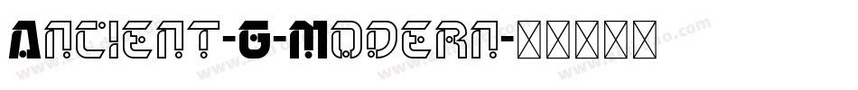 Ancient-G-Modern字体转换