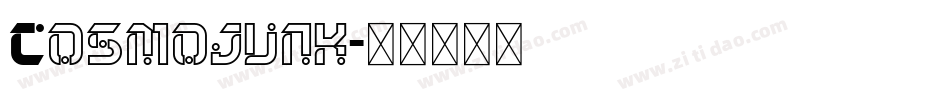 Cosmojunk字体转换