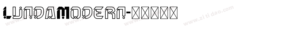 LundaModern字体转换