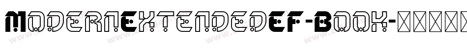 ModernExtendedEF-Book字体转换