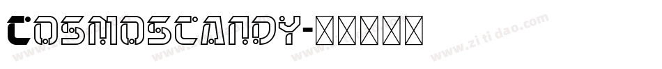 Cosmoscandy字体转换