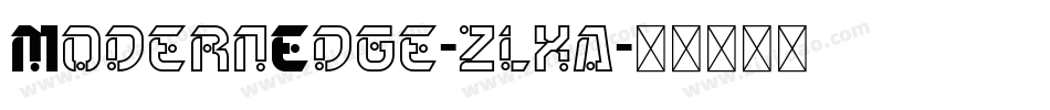 ModernEdge-zlxa字体转换