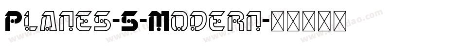 Planes-S-Modern字体转换