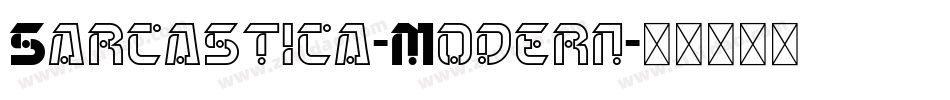 Sarcastica-Modern字体转换