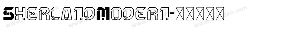 SherlandModern字体转换
