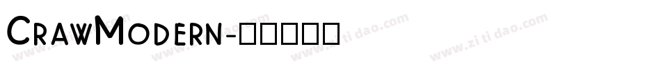 CrawModern字体转换