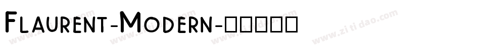 Flaurent-Modern字体转换