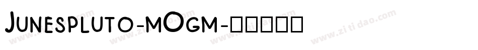 Junespluto-mOgm字体转换