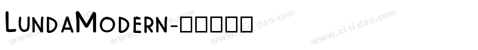 LundaModern字体转换
