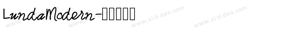 LundaModern字体转换