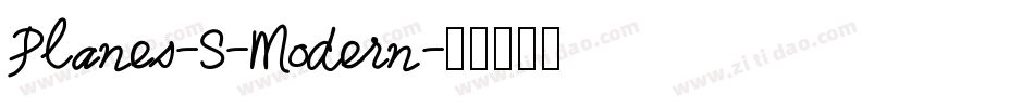 Planes-S-Modern字体转换