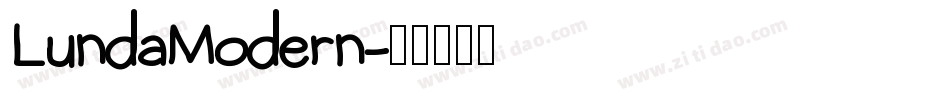 LundaModern字体转换