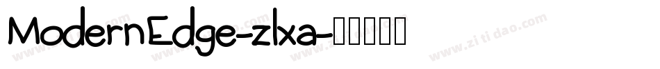 ModernEdge-zlxa字体转换