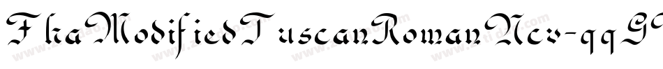 FhaModifiedTuscanRomanNcv-qqGV字体转换