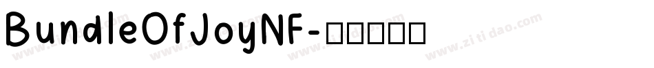 BundleOfJoyNF字体转换