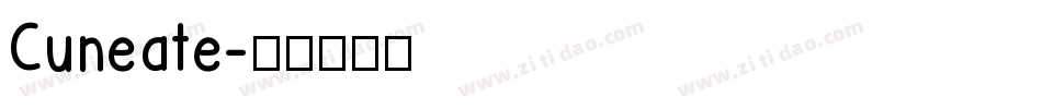 Cuneate字体转换
