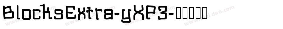 BlocksExtra-yXP3字体转换