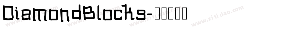 DiamondBlocks字体转换