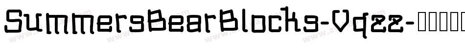 SummersBearBlocks-Vqzz字体转换