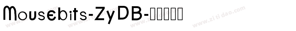 Mousebits-ZyDB字体转换