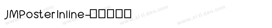 JMPosterInline字体转换